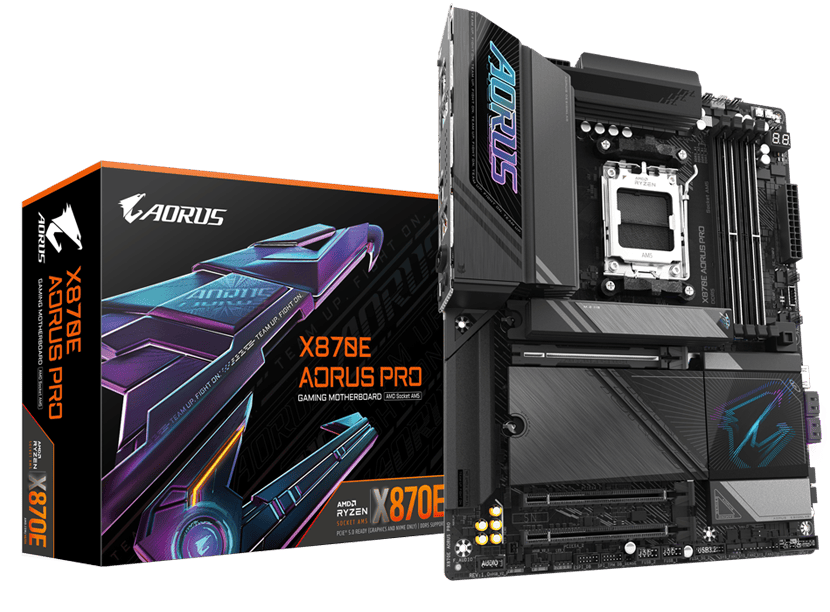GIGABYTE X870E AORUS PRO -AM5 -ATX (X870EAORUSPRO) thumbnail