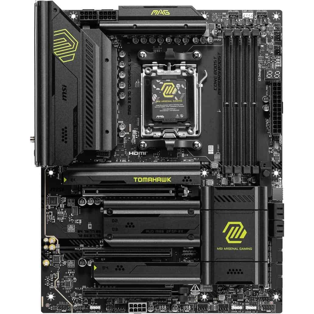 MSI MAG X870E TOMAHAWK WIFI X870/AM5/DDR5/ATX (911-7E51-07S) thumbnail