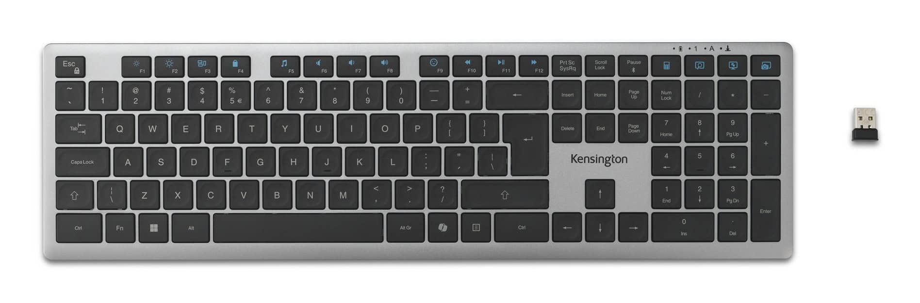 Kensington KB535 EQ Rechargeable Multi-Device Keyboard, Int ENG (K75408WW) thumbnail