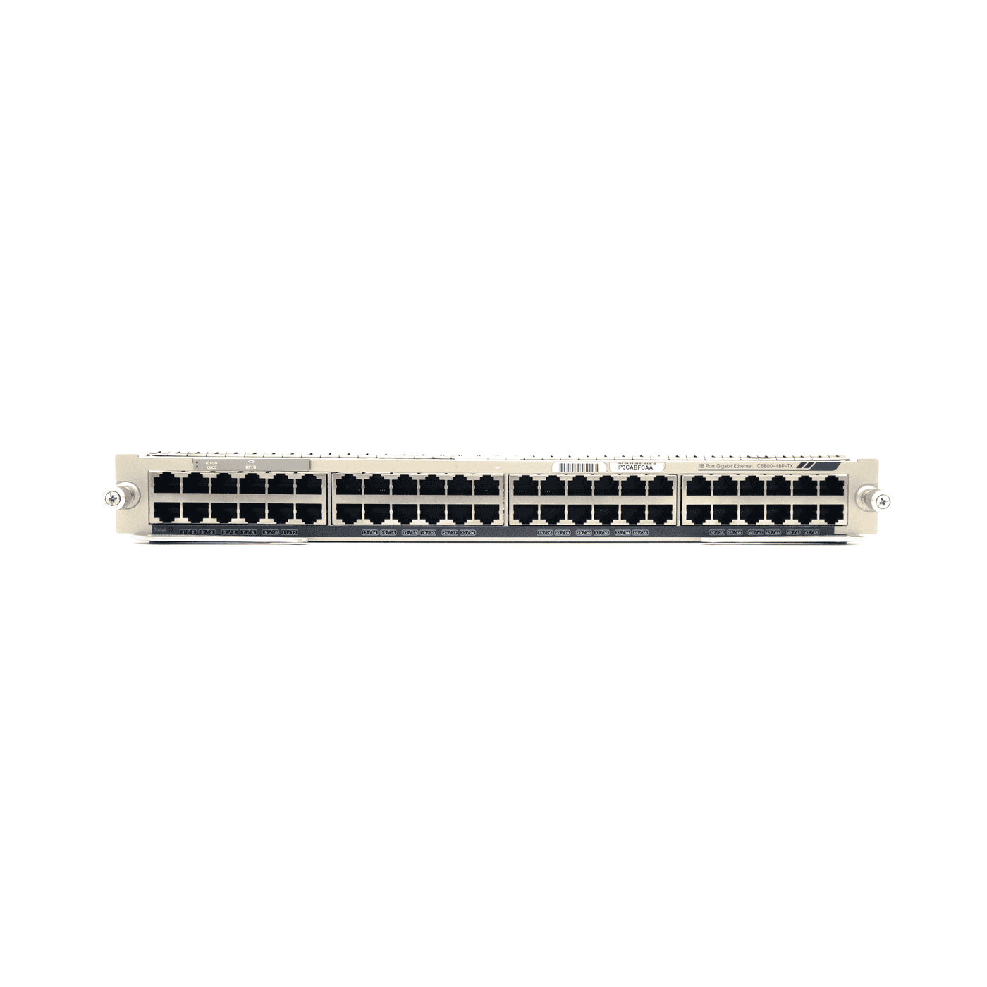 Cisco C6k 48-port 10/100/1000 GE Mod fabric enabled (C6800-48P-TX) thumbnail