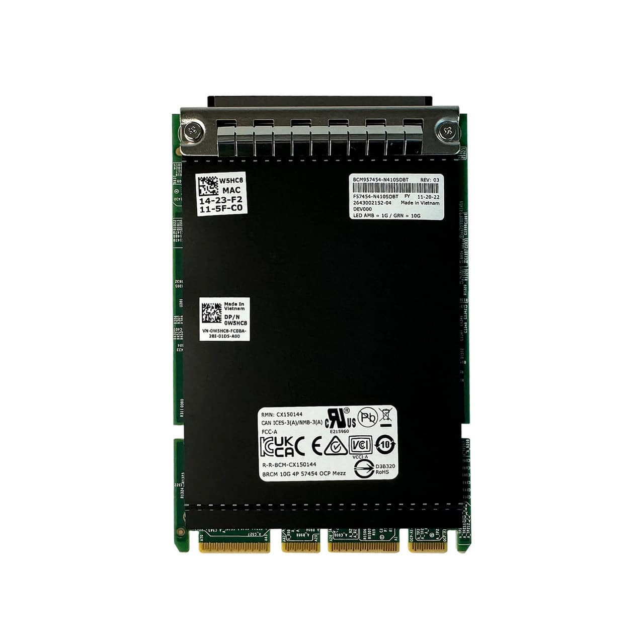 Dell BC57454 4PORT 10GB BASE-T OCP (W5HC8-RFB) thumbnail