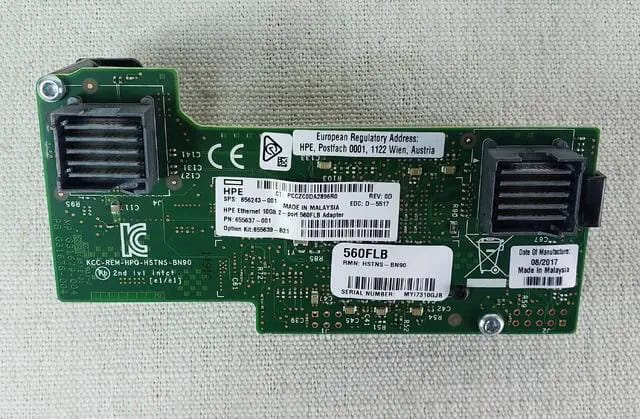 HP Ethernet 10Gb 2P 560Flb Adptr (656243-001-RFB) thumbnail