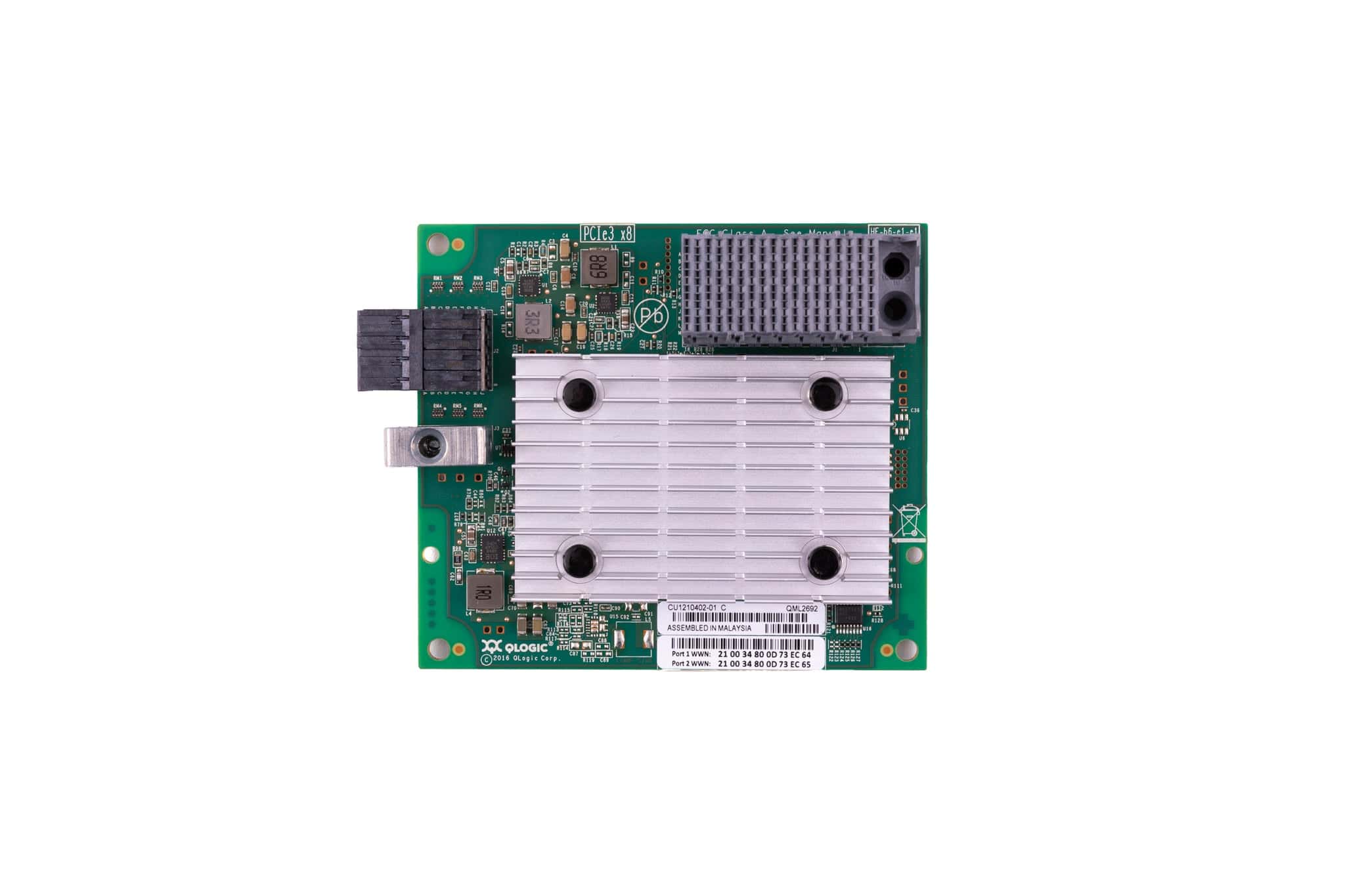 Lenovo ThinkSystem QLogic QML2692 Mezz 16Gb 2-Port Fibre Channel Adapter (00YK543) thumbnail