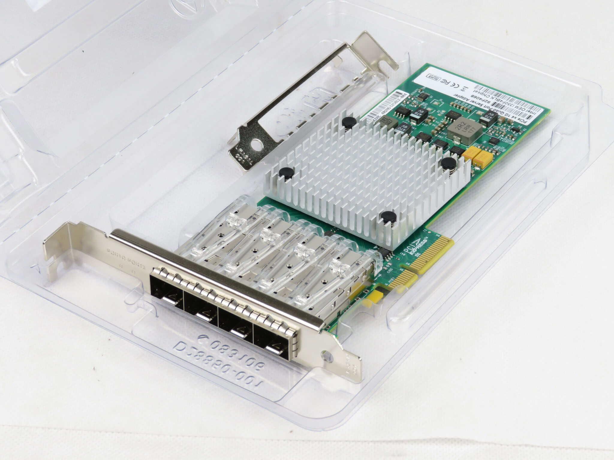 Lenovo Intel Ethernet Server Adapter I350-F4 4-Port PCIe 2.0 I350F4BLK (I350F4BLK) thumbnail