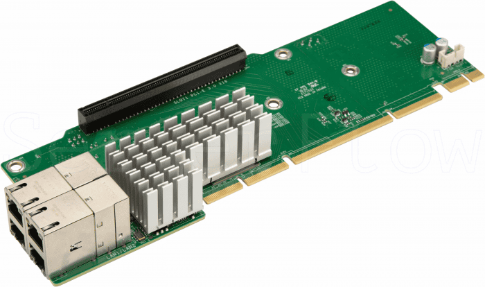 Super Micro Supermicro AOC-2UR68-I4G - verkabelt - PCI-E - Ethernet - 1000 Mbit/Sek - Intel i350 - 10 - 100 - 1000 Mbit/Sek (AOC (AOC-2UR68-I4G) thumbnail