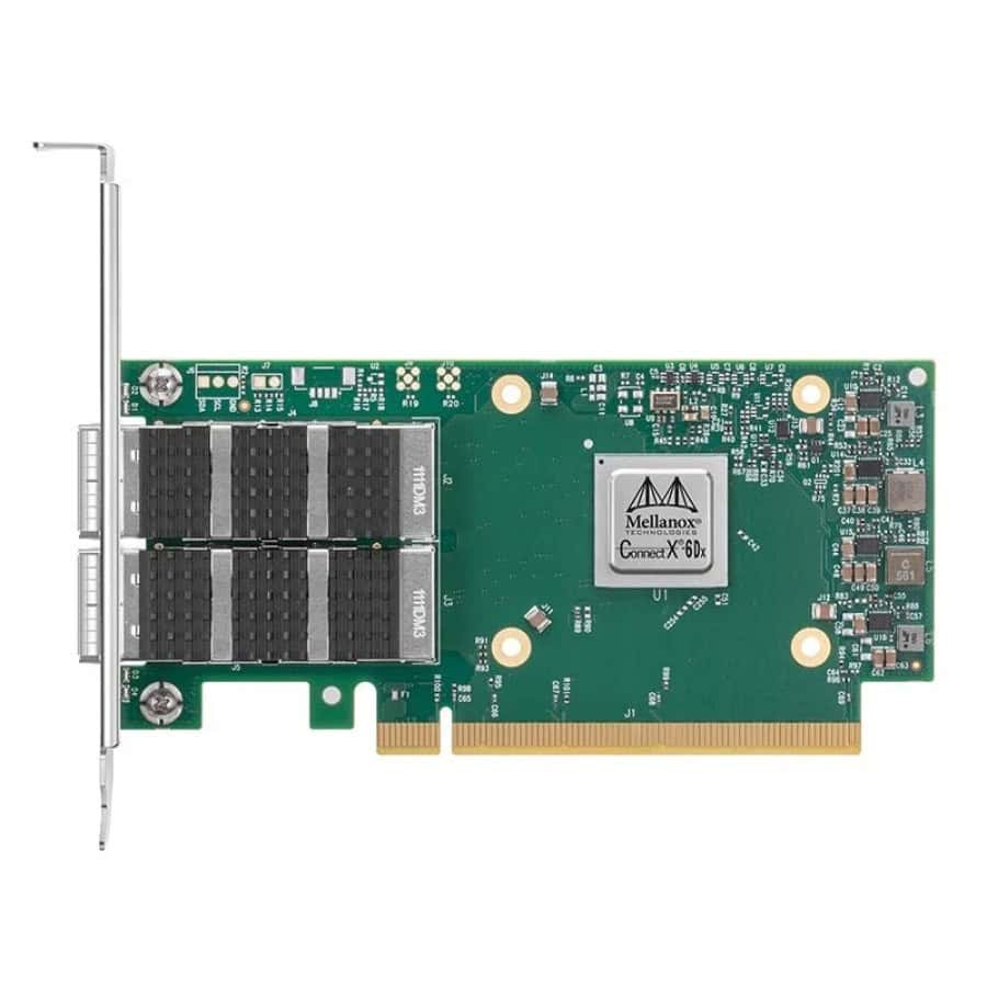 Super Micro Mellanox ConnectX-6 100Gb 2PORT QSFP56 High Profile (MCX623106AN-CDAT-HP) thumbnail
