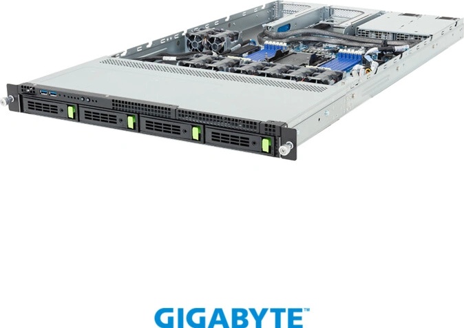 Gigabyte Server Gigabyte R164-AG0-AAV1 Rack Server 1U Single Sockel LGA-7529 6NR164AG0DR000AAV1 (6NR164AG0DR000AAV1) thumbnail