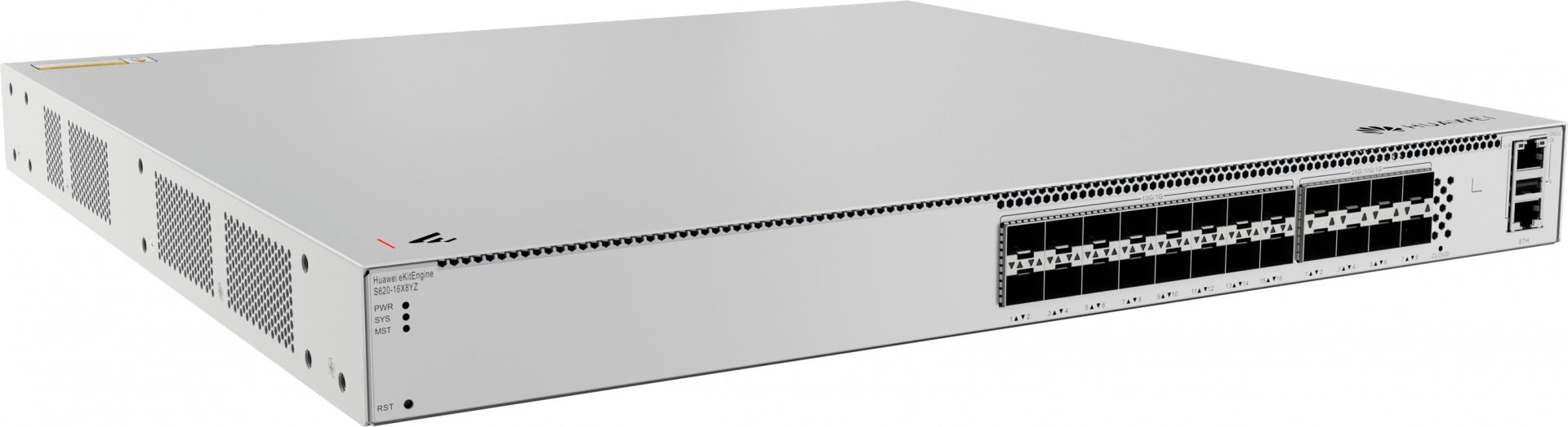 Huawei Swtich S620-16X8YZ (16*10GE SFP+ ports, 8*25GE SFP28 ports, expansion card slot, with 1*AC power module) (98012580) thumbnail