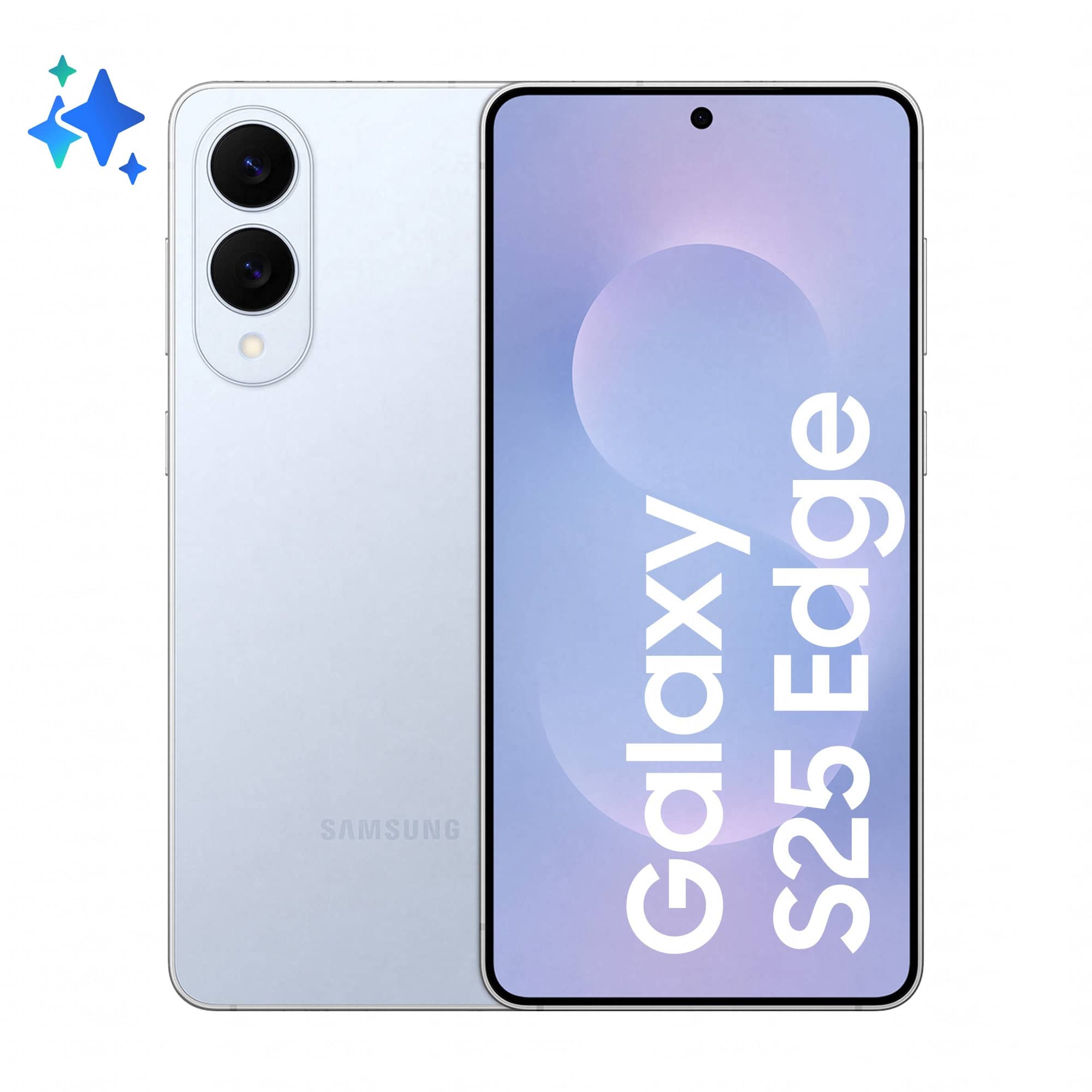 Samsung Galaxy S25 Edge 17 cm (6.7") Dual SIM Android 15 5G USB Type-C 12 GB 512 GB 3900 mAh Blauw (SM-S937BLBGEUE) thumbnail