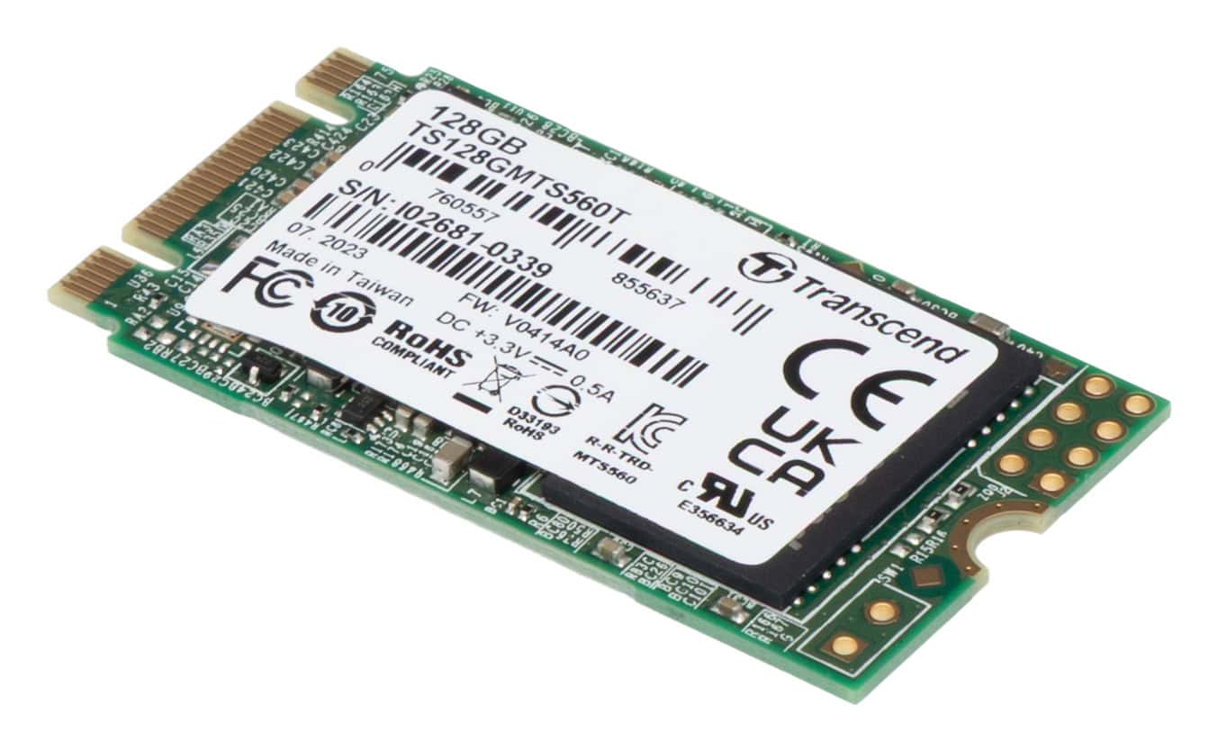 Transcend MTS602M M.2 128 GB Serial ATA III MLC NAND (TS128GMTS602M) (TS128GMTS602M) thumbnail