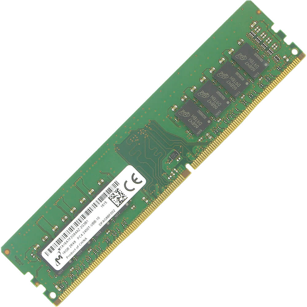 MICRON 16GB (1*16GB) 2RX8 PC4-17000P-U DDR4-2133MHZ UDIMM (MTA16ATF2G64AZ-2G1) thumbnail