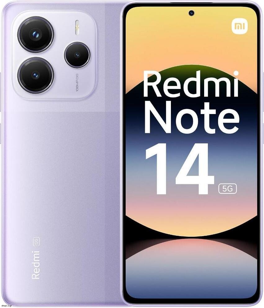 Xiaomi Redmi Note 14 5G 6GB/128GB Lavender (MZB0IO3EU) thumbnail