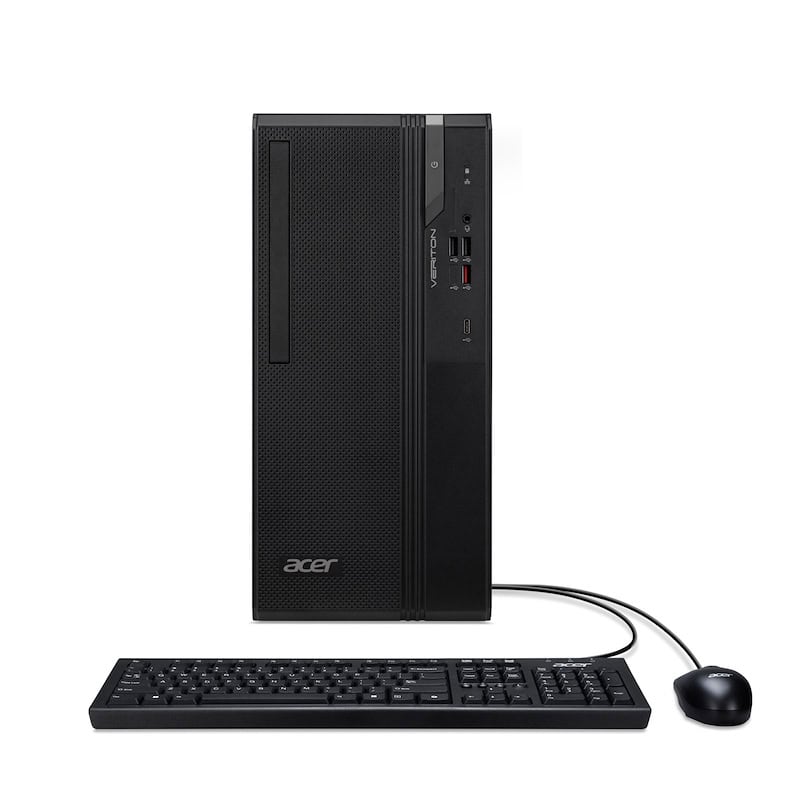 Acer Veriton VS2735G Intel Core Ultra 7 265 16 GB DDR5-SDRAM 512 GB SSD Windows 11 Pro Midi Tower PC Zwart (DT.R7XEG.003) thumbnail