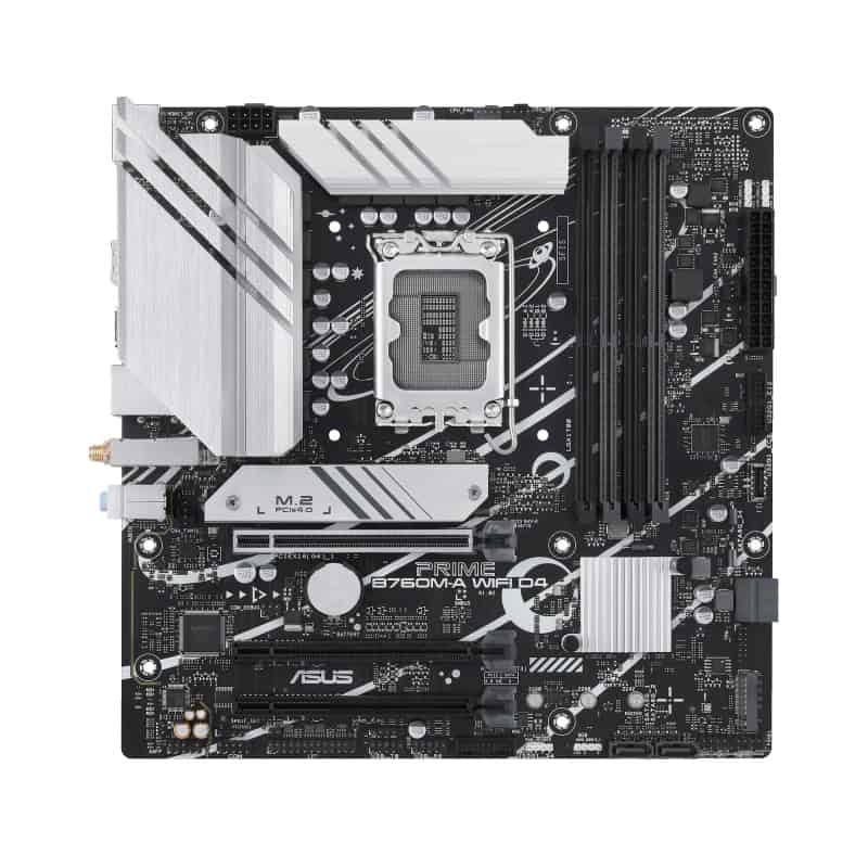 ASUS PRIME B760M-A WIFI D4 Intel B760 LGA 1700 micro ATX (PRIME B760M-A WIFI D4) thumbnail
