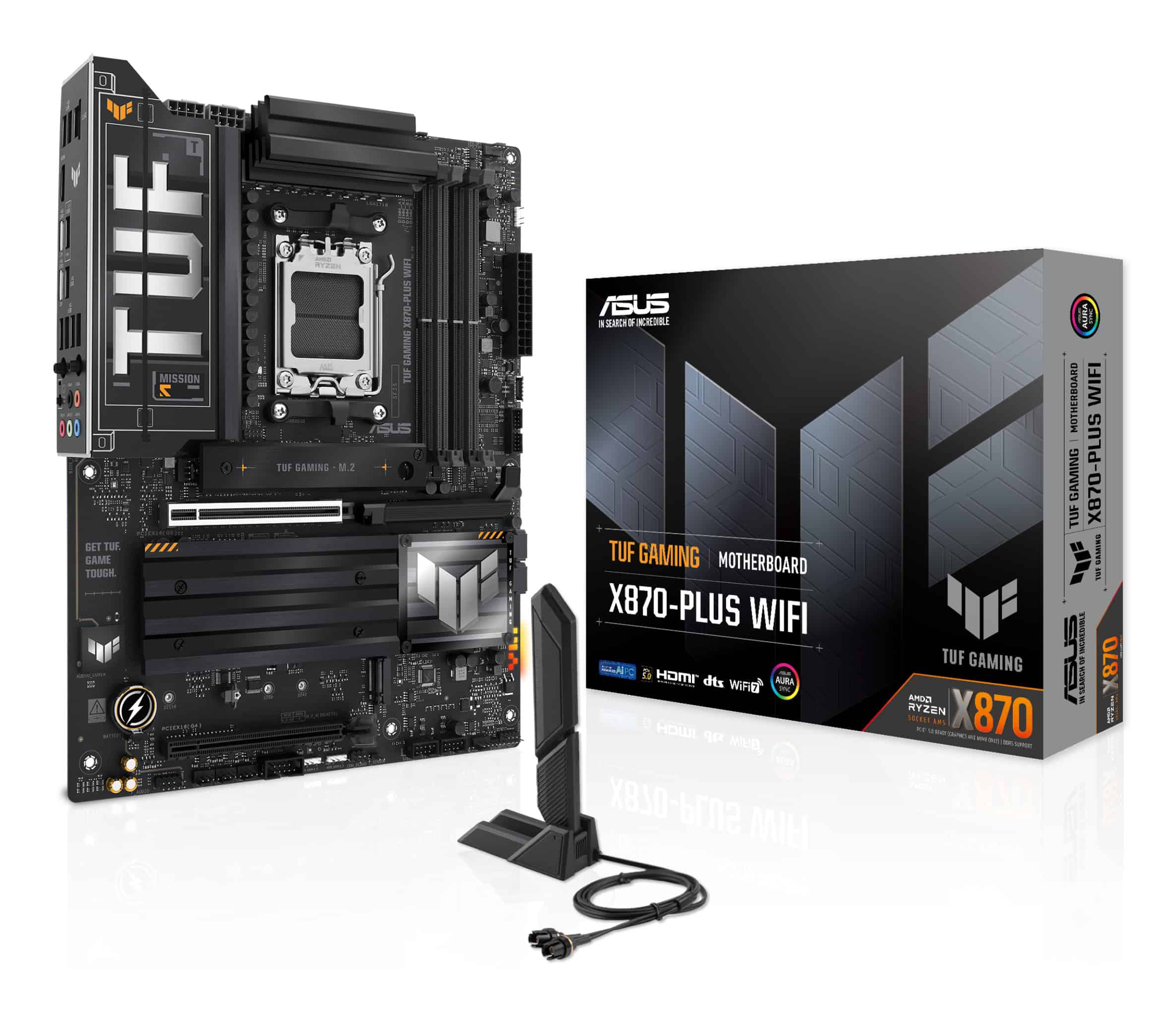 ASUS TUF GAMING X870-PLUS WIFI AMD X870 Socket AM5 ATX (TUF GAMING X870-PLUS WIFI) thumbnail