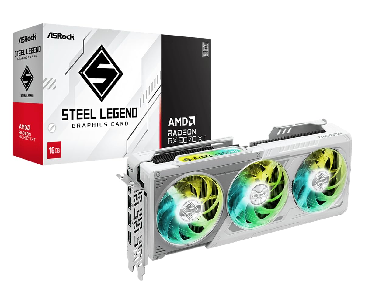 ASRock RX 9070 XT 16GB AsRock TCW 16GO DDR6 3 Fan (90-GA5YZZ-00UANZ) thumbnail