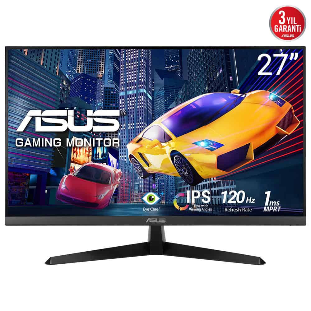 ASUS VY279HGR computer monitor 68,6 cm (27") 1920 x 1080 Pixels Full HD LCD Zwart (90LM06D3-B02171) thumbnail