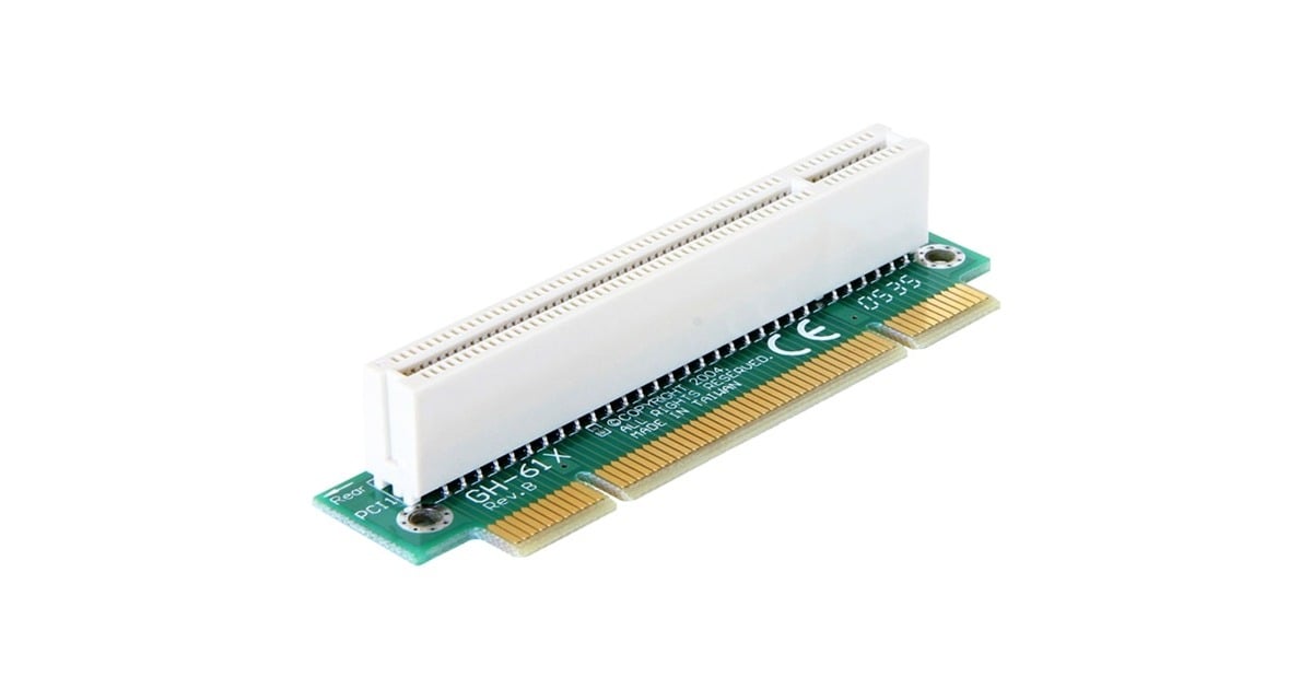 Delock Riser Card PCI Angled 90° Left (89071) thumbnail