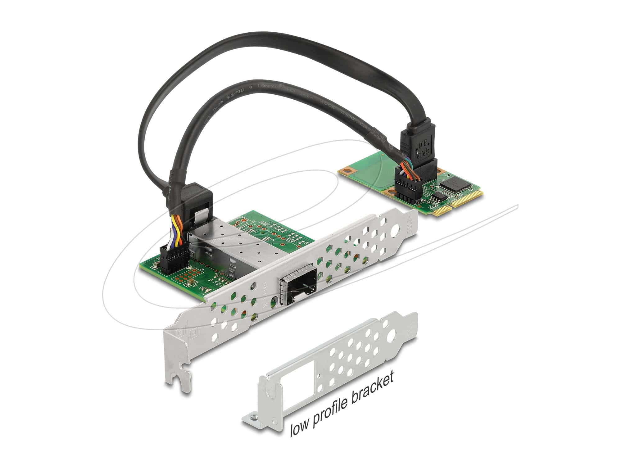 Delock Mini PCIe I/O PCIe full size 1 x SFP Gigabit LAN (95267) thumbnail
