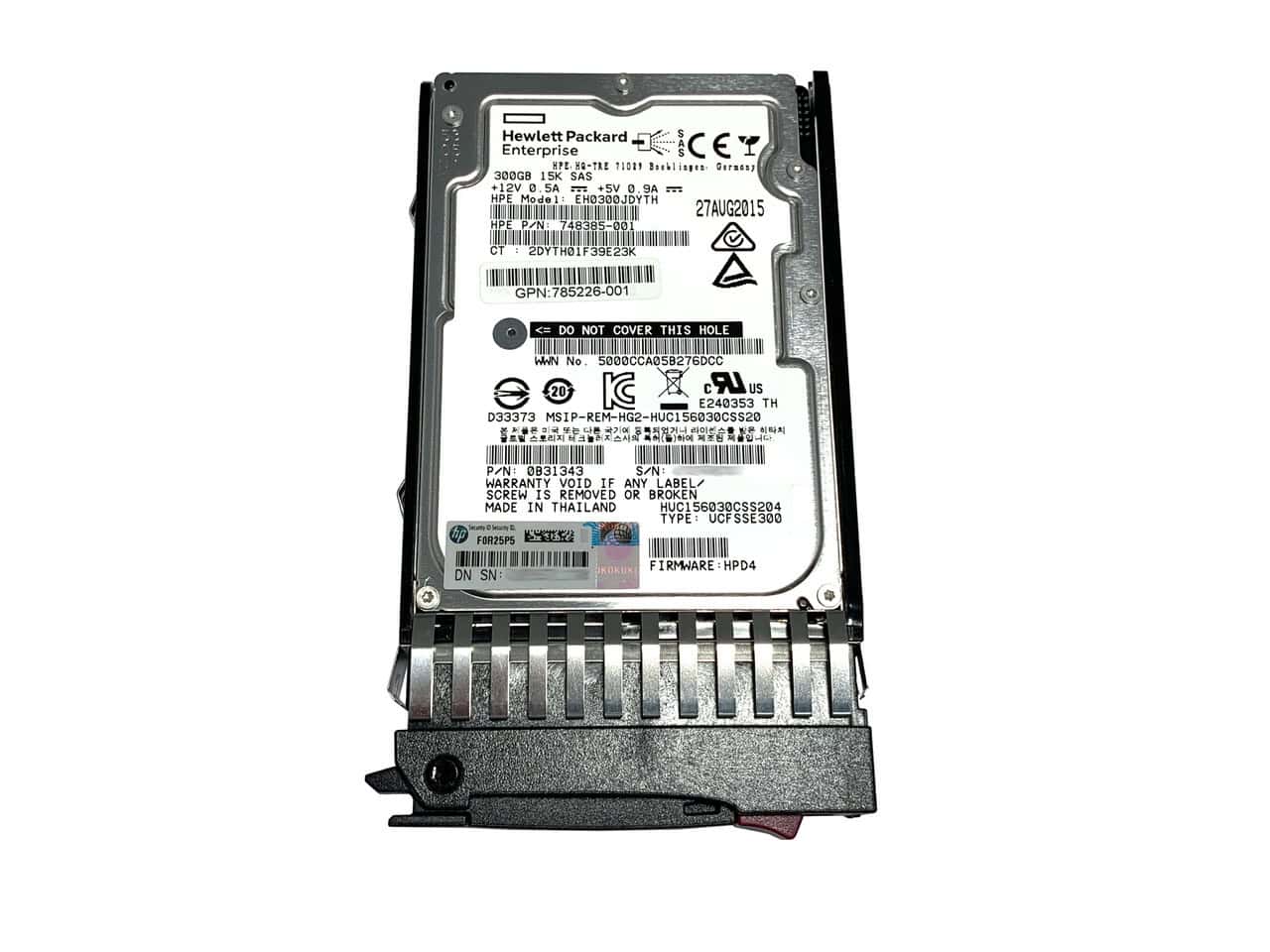 HP 300GB SAS hard drive (785407-001-RFB) thumbnail