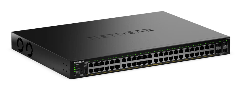 NETGEAR GS348TPv2 Managed L2/L3 Gigabit Ethernet (10/100/1000) Power over Ethernet (PoE) 1U Zwart (GS348TP-200EUS) thumbnail