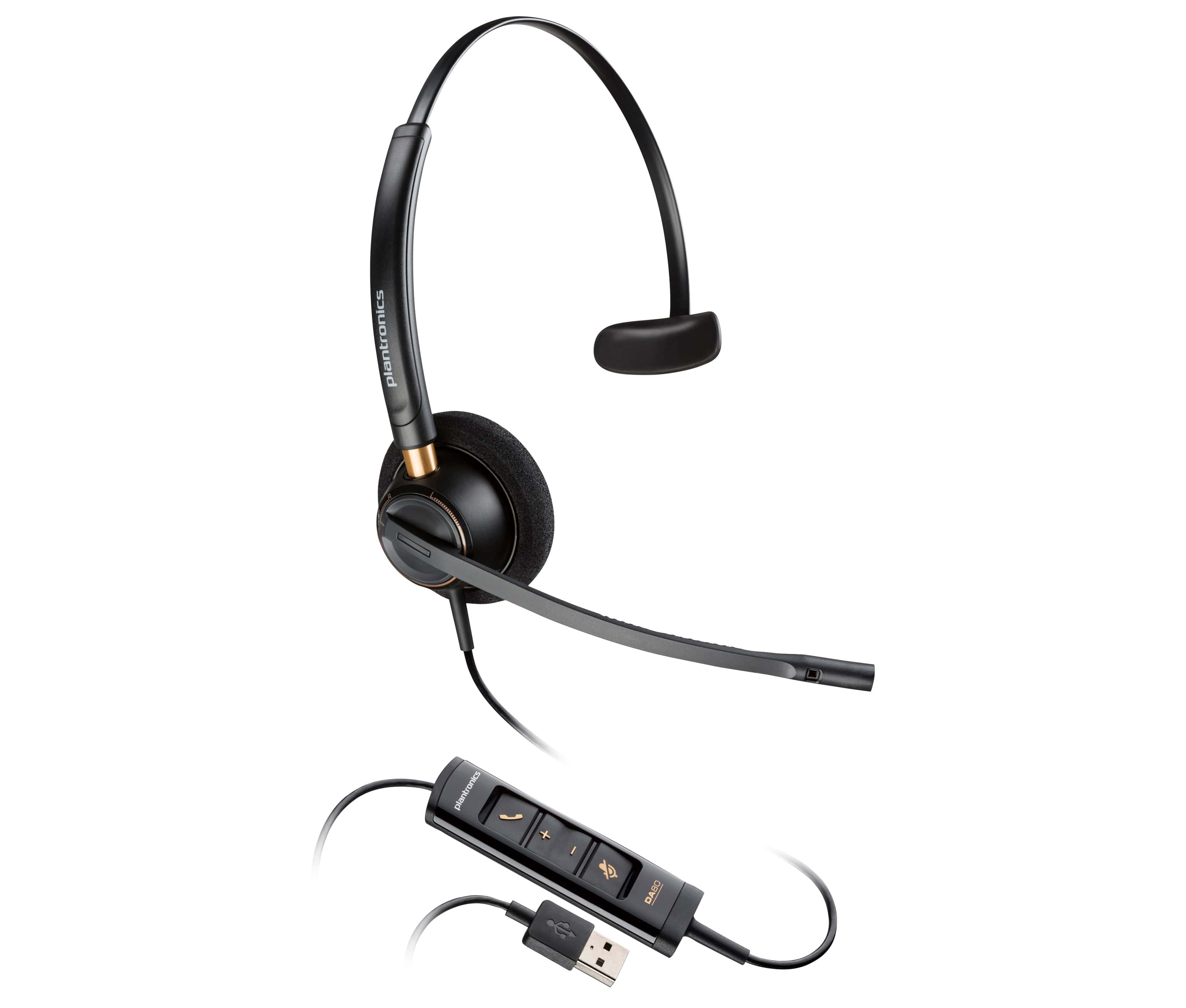 HP Poly EncorePro 515 Monoaural met USB-A Headset (783R0AA) thumbnail