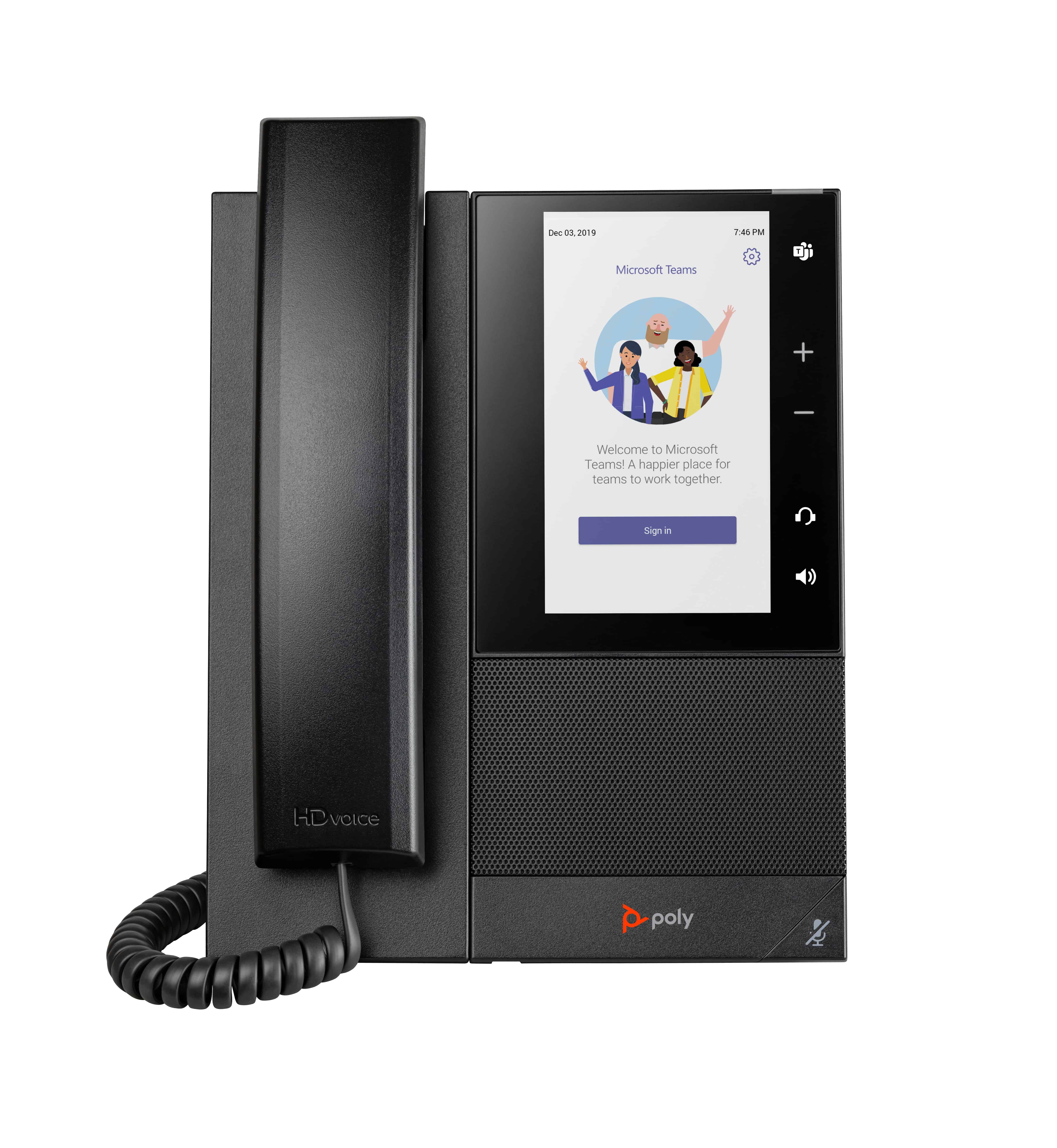 HP Poly CCX 505 Business Media Phone voor Microsoft Teams met PoE-ondersteuning (82Z79AA) thumbnail