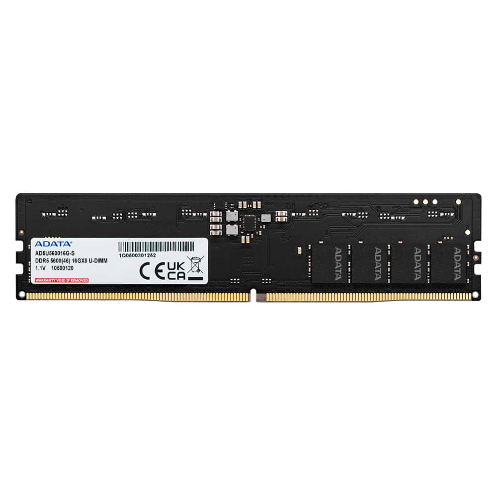 ADATA DDR5 5600 U-DIMM geheugenmodule 8 GB 1 x 8 GB 288-pin DIMM (AD5U56008G-S) thumbnail