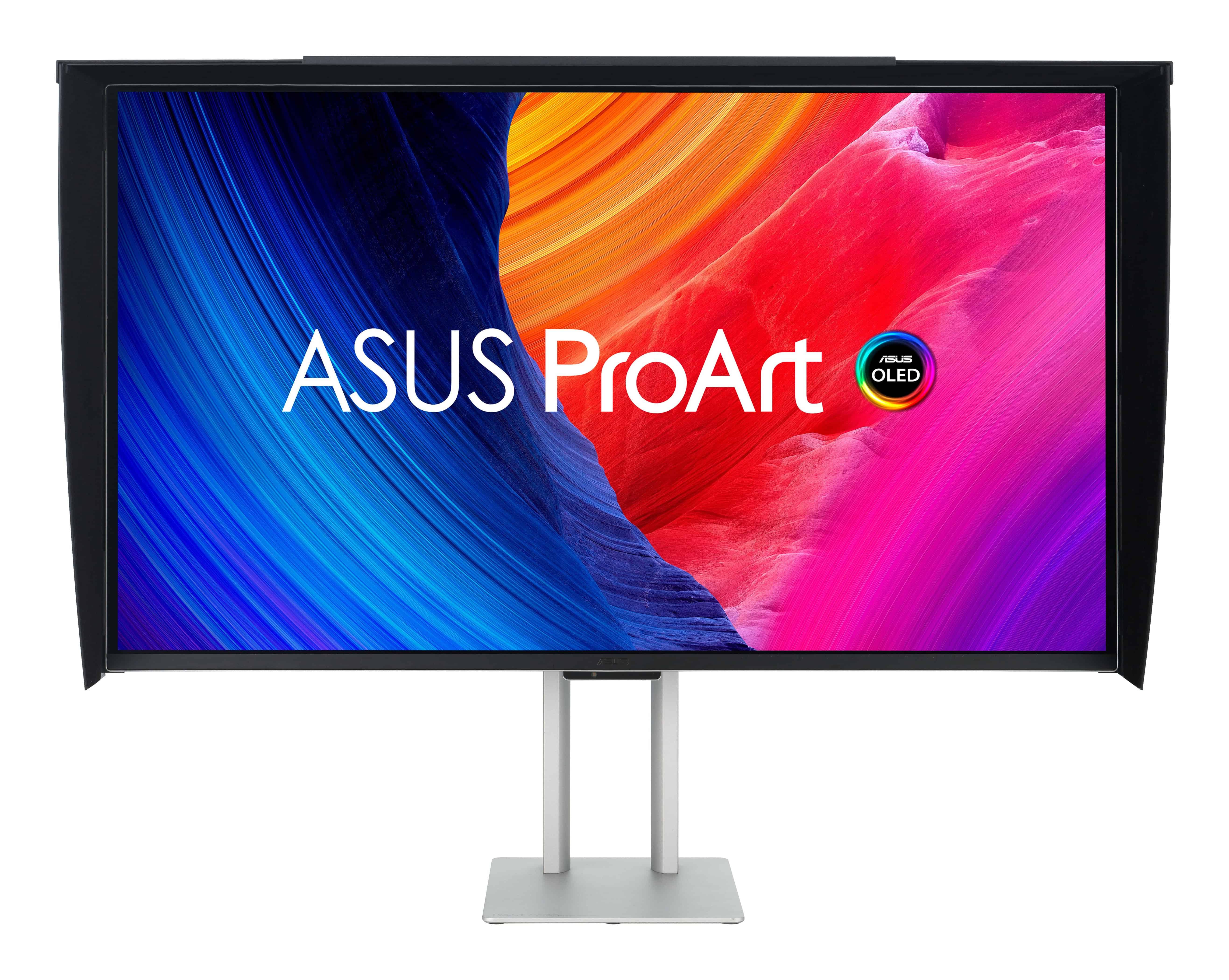 ASUS ProArt OLED PA32UCDMR-K computer monitor 80 cm (31.5") 3840 x 2160 Pixels 4K Ultra HD QD-OLED Zwart, Zilver (90LM03HE-B01K71) thumbnail