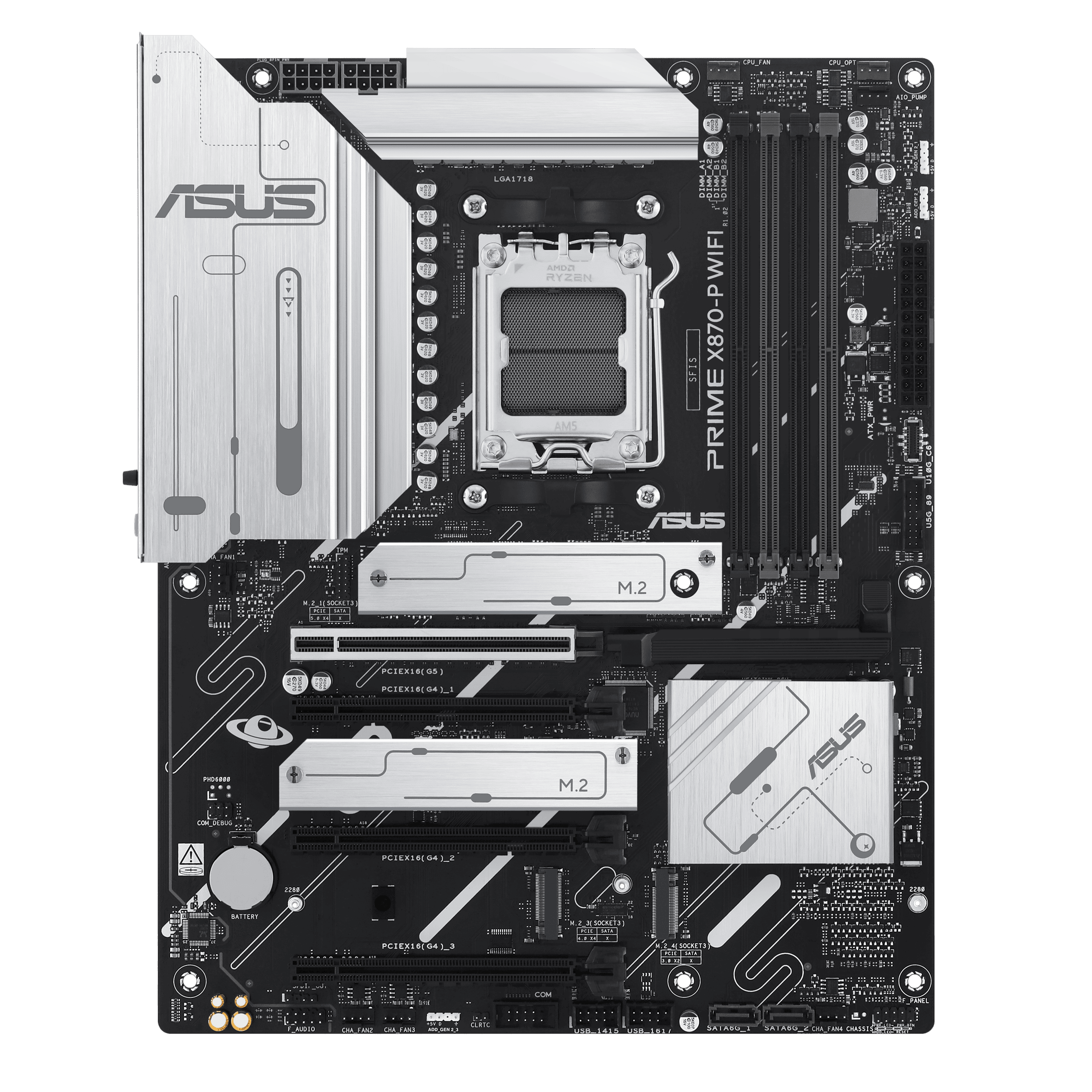 ASUS PRIME X870-P WIFI Mainboard Sockel AM5 (DS 90MB1IS0-M0EAY0) thumbnail