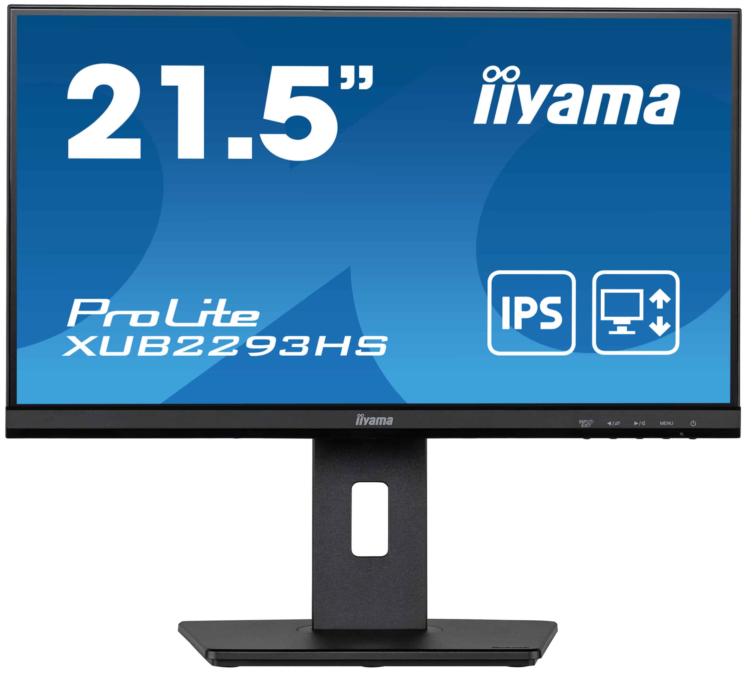 iiyama ProLite XUB2293HS-B3 computer monitor 54,6 cm (21.5") 1920 x 1080 Pixels Full HD LED Zwart (XUB2293HS-B3) thumbnail