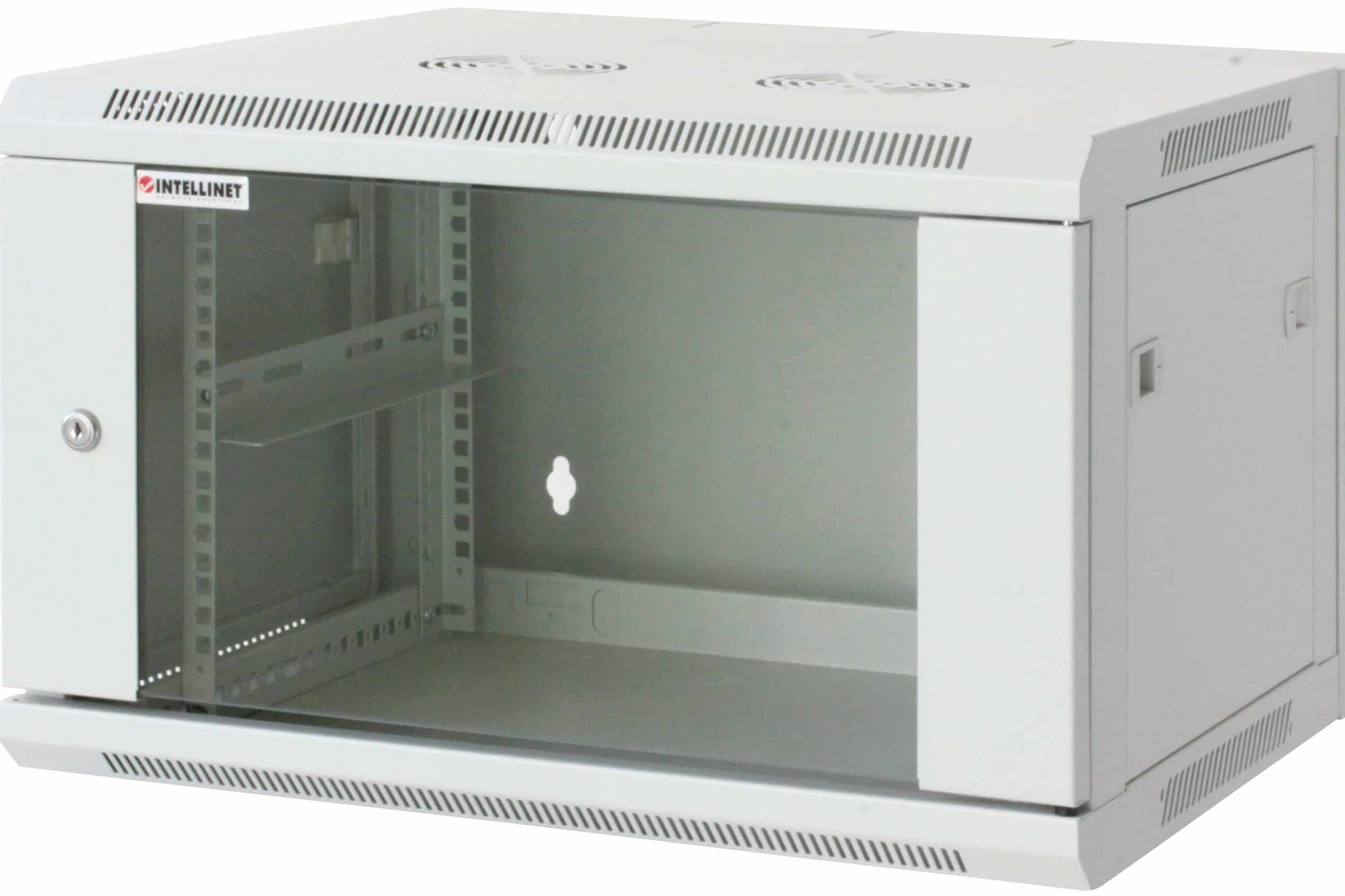 Intellinet 711746 rack 6U Wandrek Grijs (711746) thumbnail