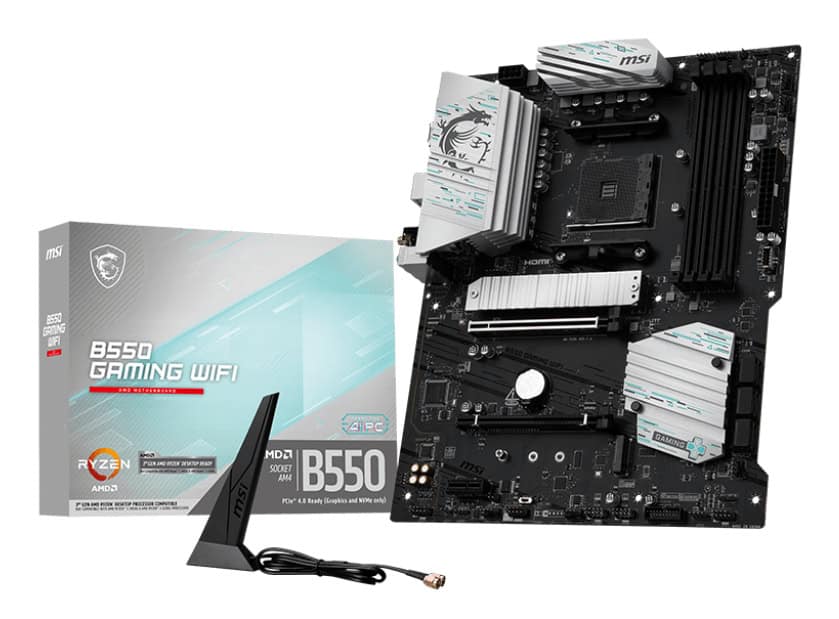 MSI B550 GAMING WIFI moederbord AMD B550 Socket AM4 ATX (7C56-085R) thumbnail