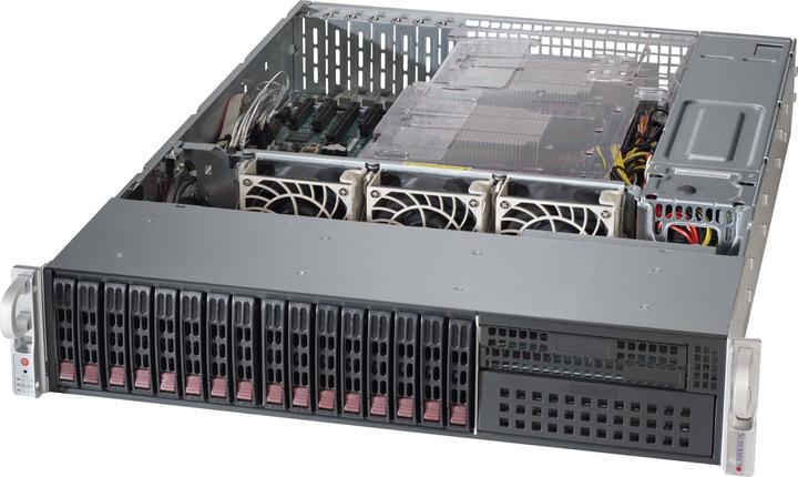 Super Micro Supermicro CSE-213BAC8-R1K23WB - Rack - Server - Black - HDD - Network - Power - Status - 1200 W - 3 (CSE-213BAC8-R1K23WB) thumbnail