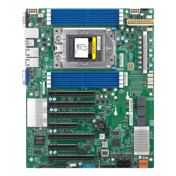 Super Micro SP3 Supermicro MBD-H12SSL-CT-O (MBD-H12SSL-CT-O) thumbnail