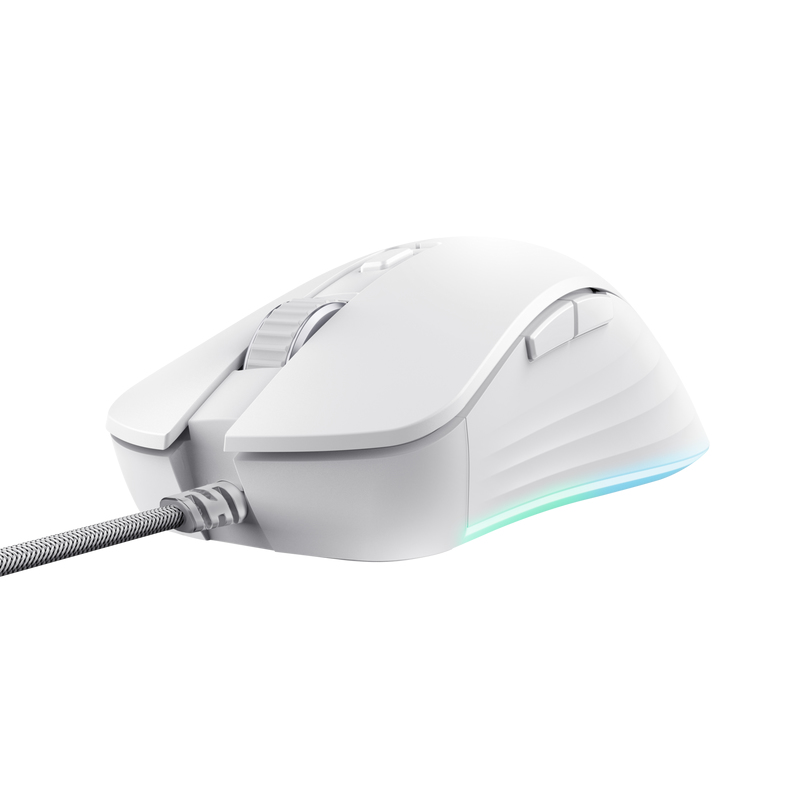 Trust GXT924W YBAR+ muis Gamen Rechtshandig USB Type-A Optisch 25600 DPI (24891) thumbnail
