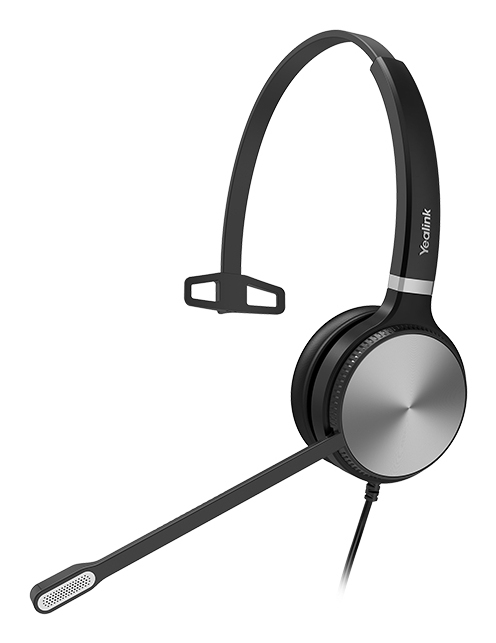Yealink YHS36 Headset Bedraad Hoofdband Kantoor/callcenter Zwart, Zilver (YHS36 MONO) thumbnail