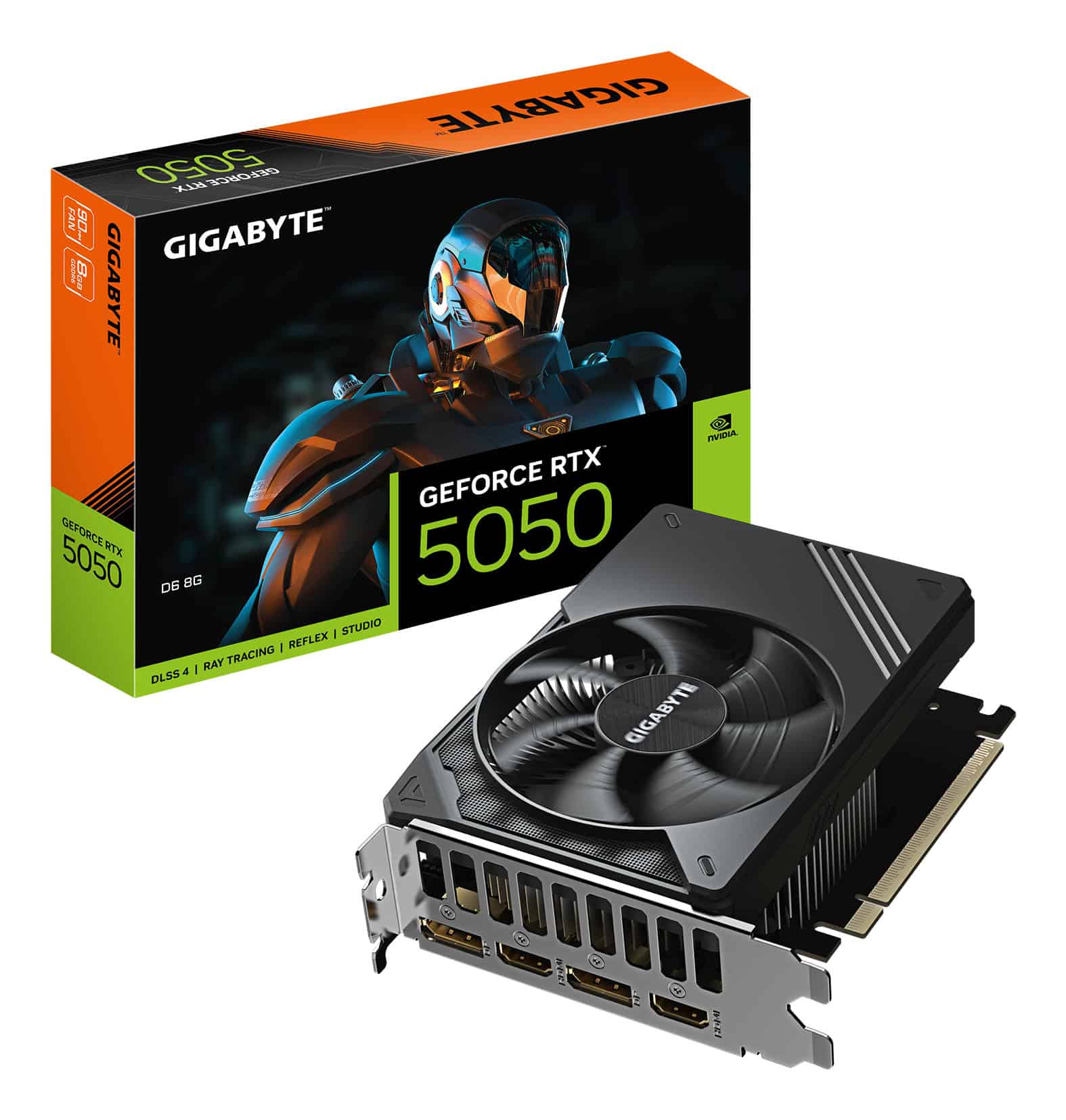 GIGABYTE GeForce RTX 5050 D6 8G NVIDIA 8 GB GDDR6 (GV-N5050D6-8GD) thumbnail