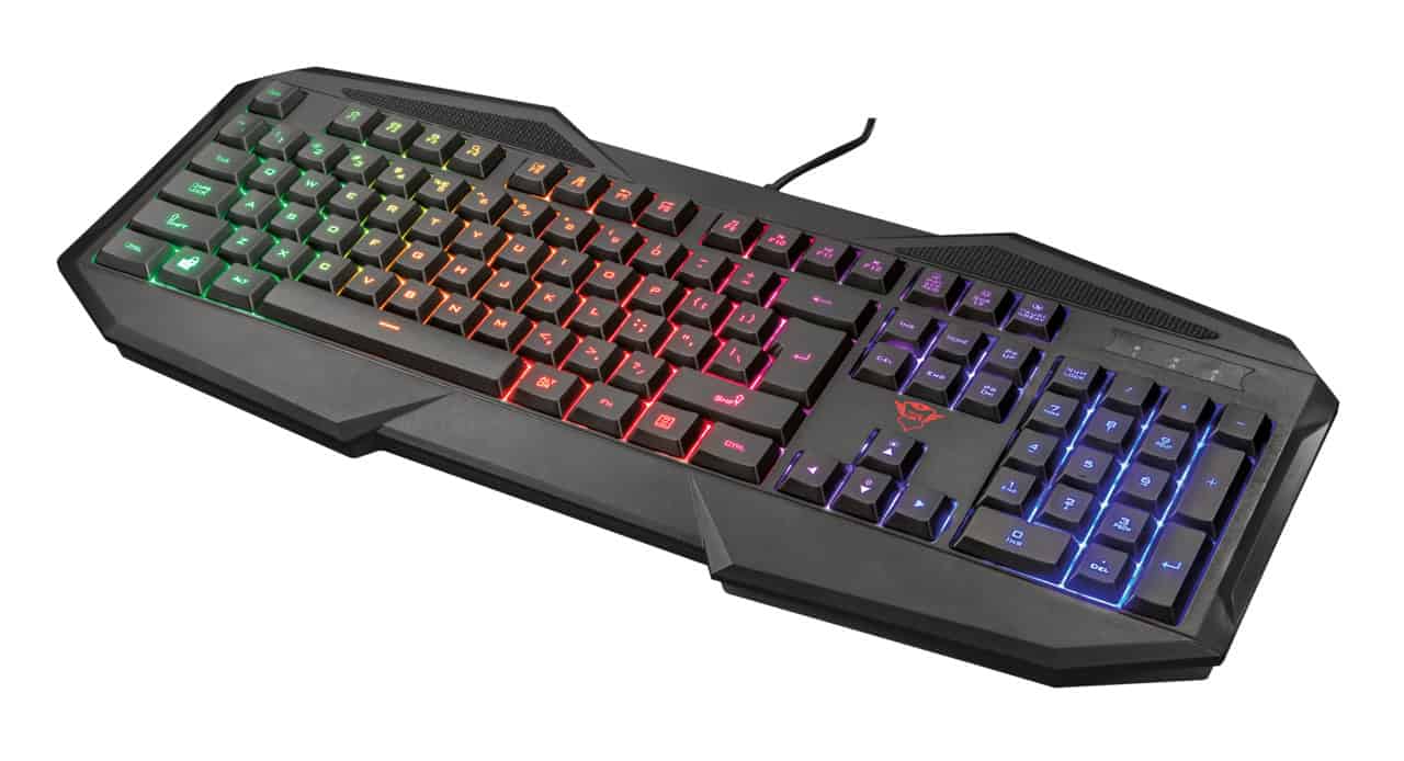 Trust GXT 830-RW Avonn toetsenbord Gamen USB Duits Zwart (22278) thumbnail
