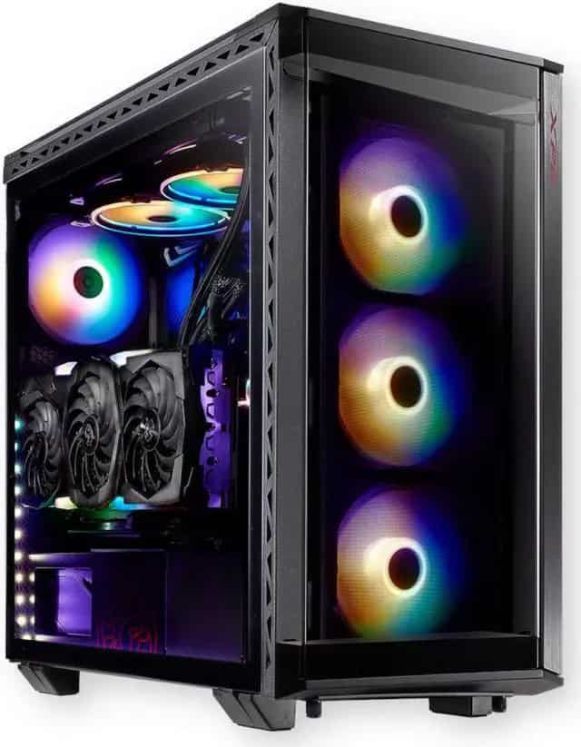 ADATA XPG case BATTLECRUISER Mid-Tower - without power supply - 4x 120mm ARGB Fan - (BATTLECRUISER-BKCWW) thumbnail