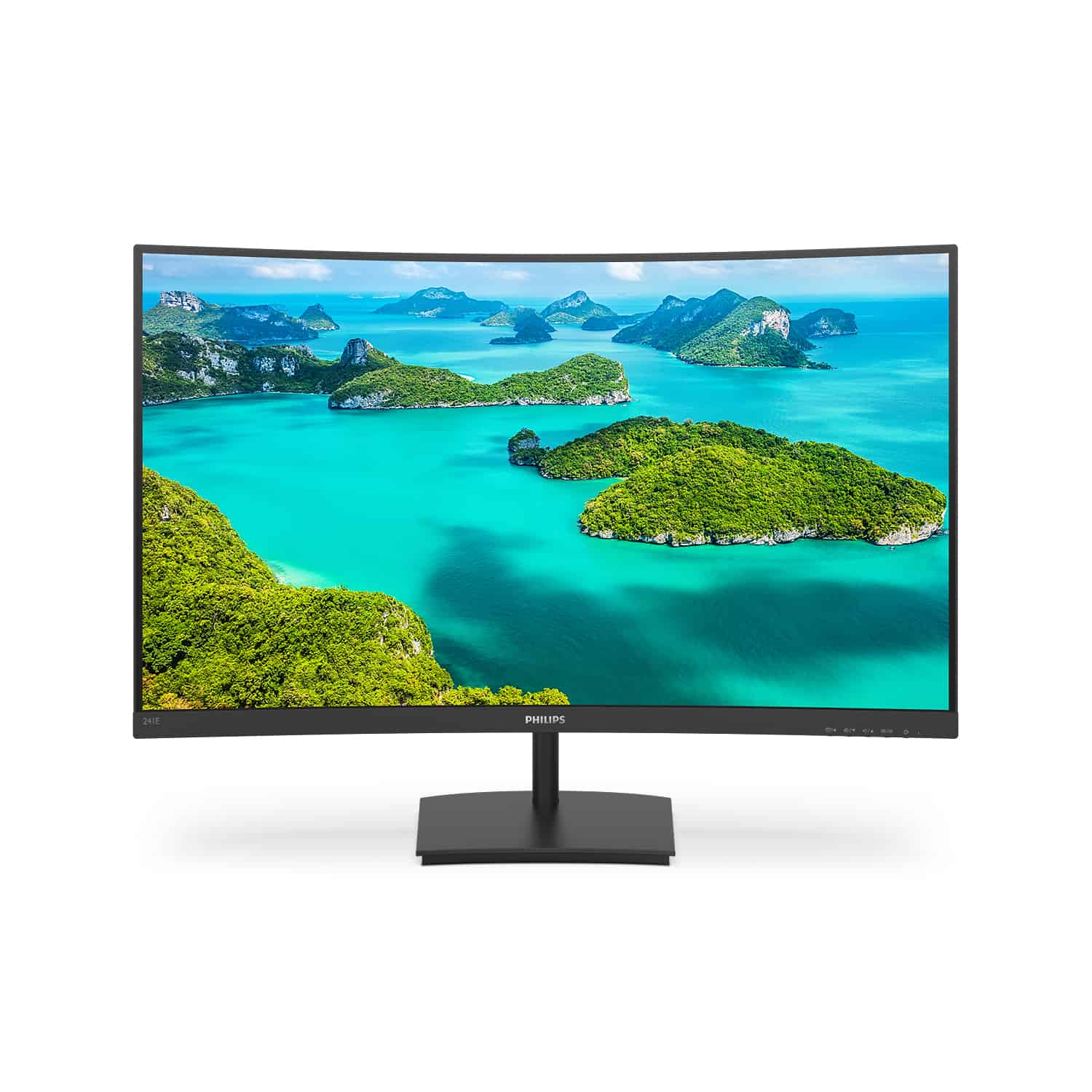 Philips E Line 241E1SCA/00 computer monitor 59,9 cm (23.6") 1920 x 1080 Pixels Full HD LCD Zwart (241E1SCA/00) thumbnail