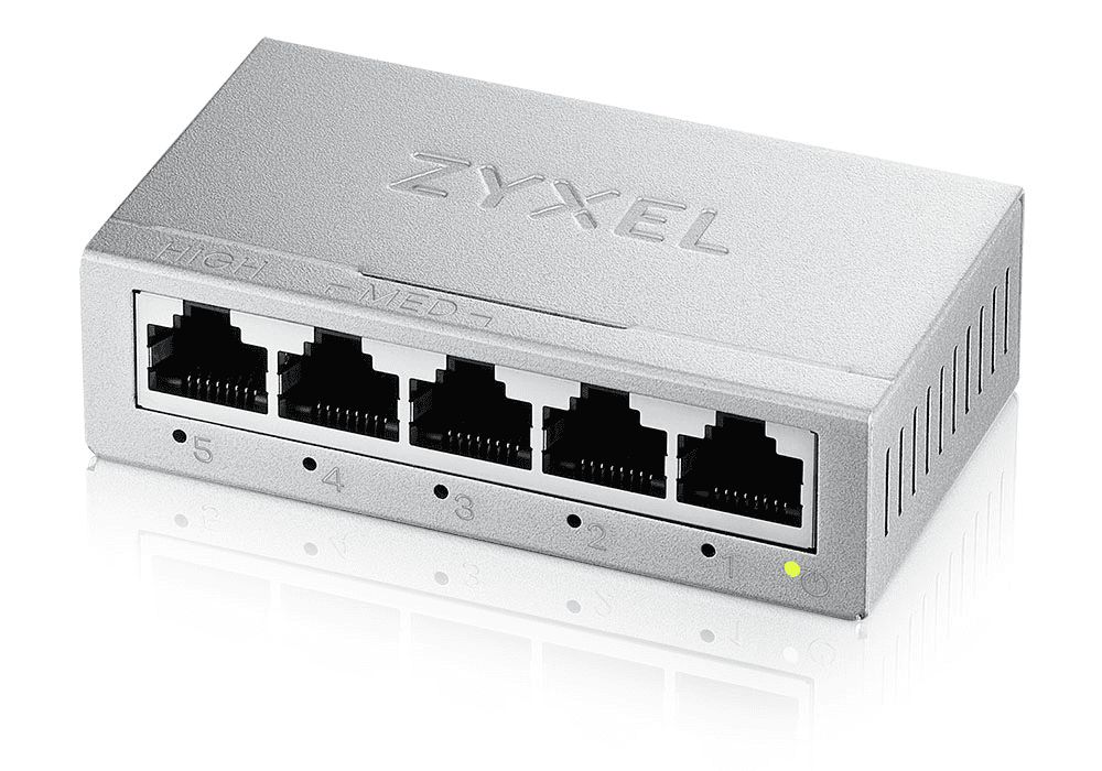 ZyXEL GS1200-5 v3 5 Port Gigabit webmanaged Desktop Switch (GS12005V3EU0101F) thumbnail