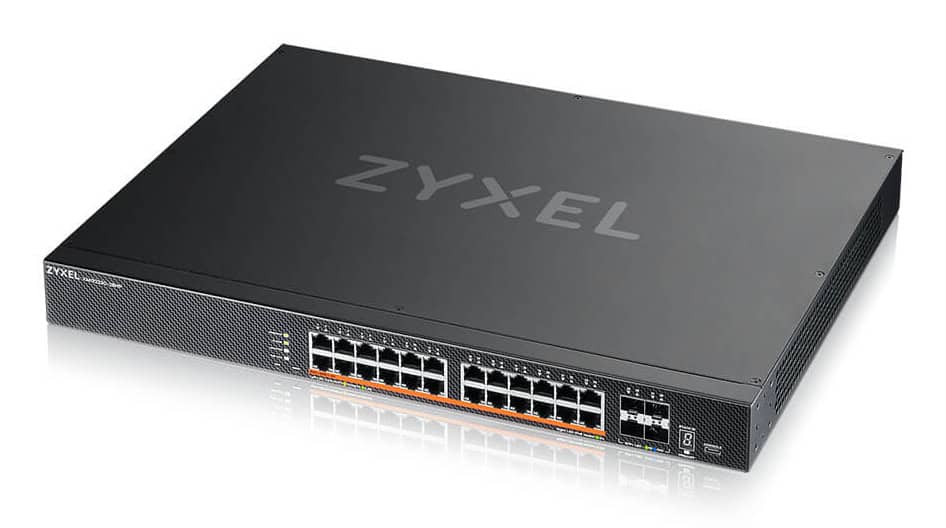 Zyxel XMG2230-28HP Managed L2/L3 2.5G Ethernet (100/1000/2500) Power over Ethernet (PoE) 1U Zwart (XMG223028HPZZ0101F) thumbnail