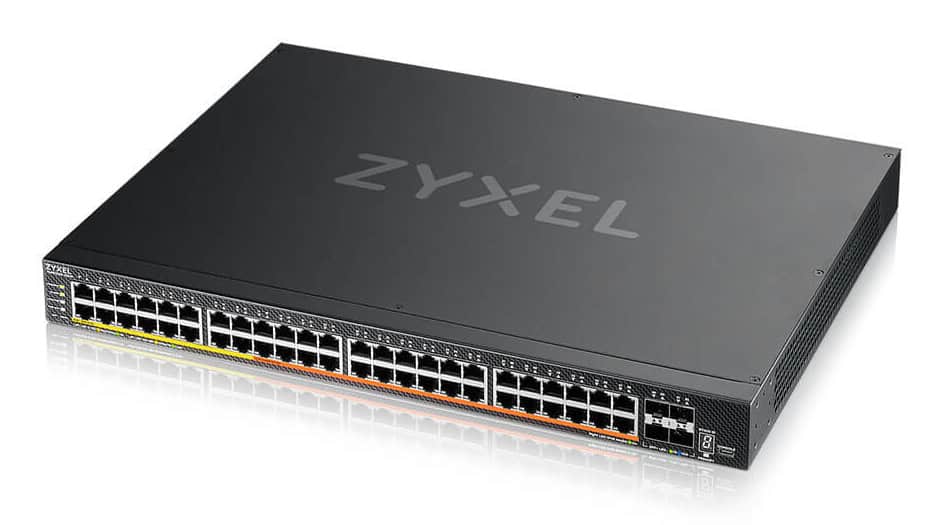 Zyxel XMG2230-52HP Managed L2/L3 2.5G Ethernet (100/1000/2500) Power over Ethernet (PoE) 1U Zwart (XMG223052HPZZ0101F) thumbnail