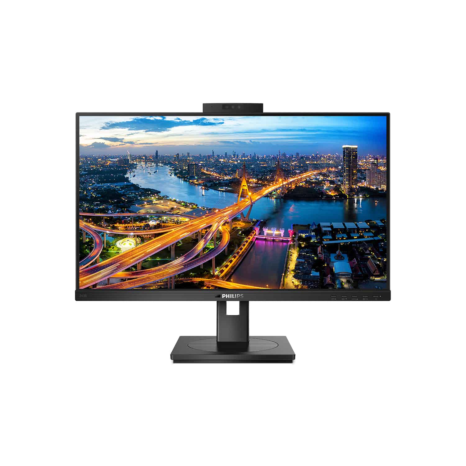 Philips B Line 243B1JH/00 computer monitor 60,5 cm (23.8") 1920 x 1080 Pixels Full HD LCD Zwart (243B1JH/00) thumbnail