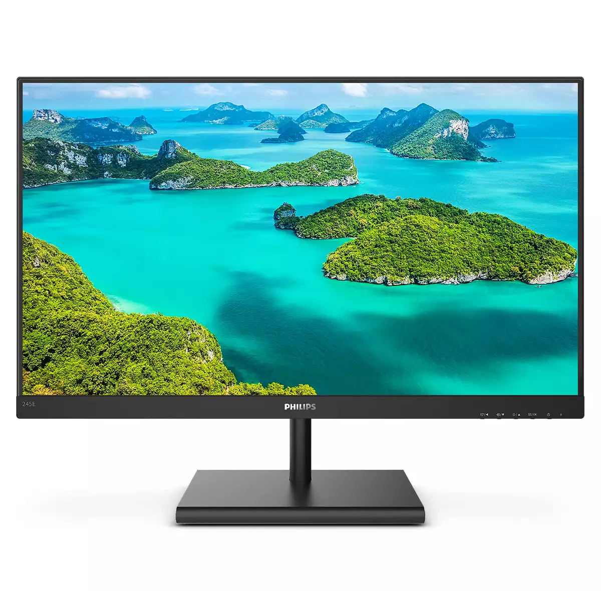 Philips E Line 245E1S/00 computer monitor 60,5 cm (23.8") 2560 x 1440 Pixels 2K Ultra HD LCD Zwart (245E1S/00) thumbnail