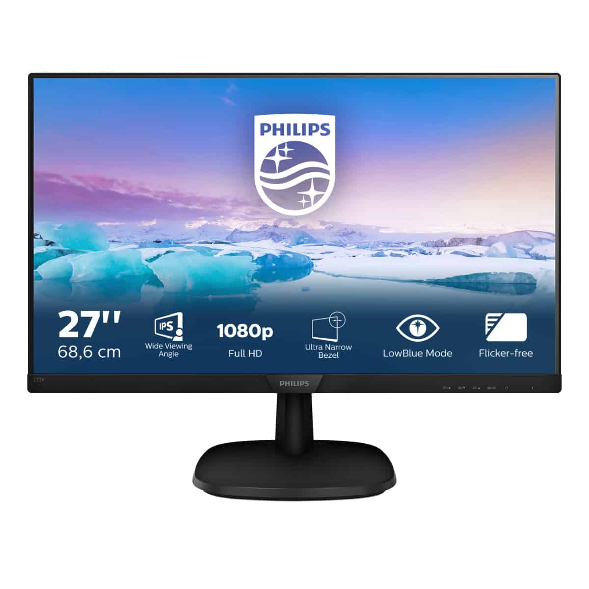 Philips V Line Full HD LCD-monitor 273V7QJAB/00 (273V7QJAB/00) thumbnail