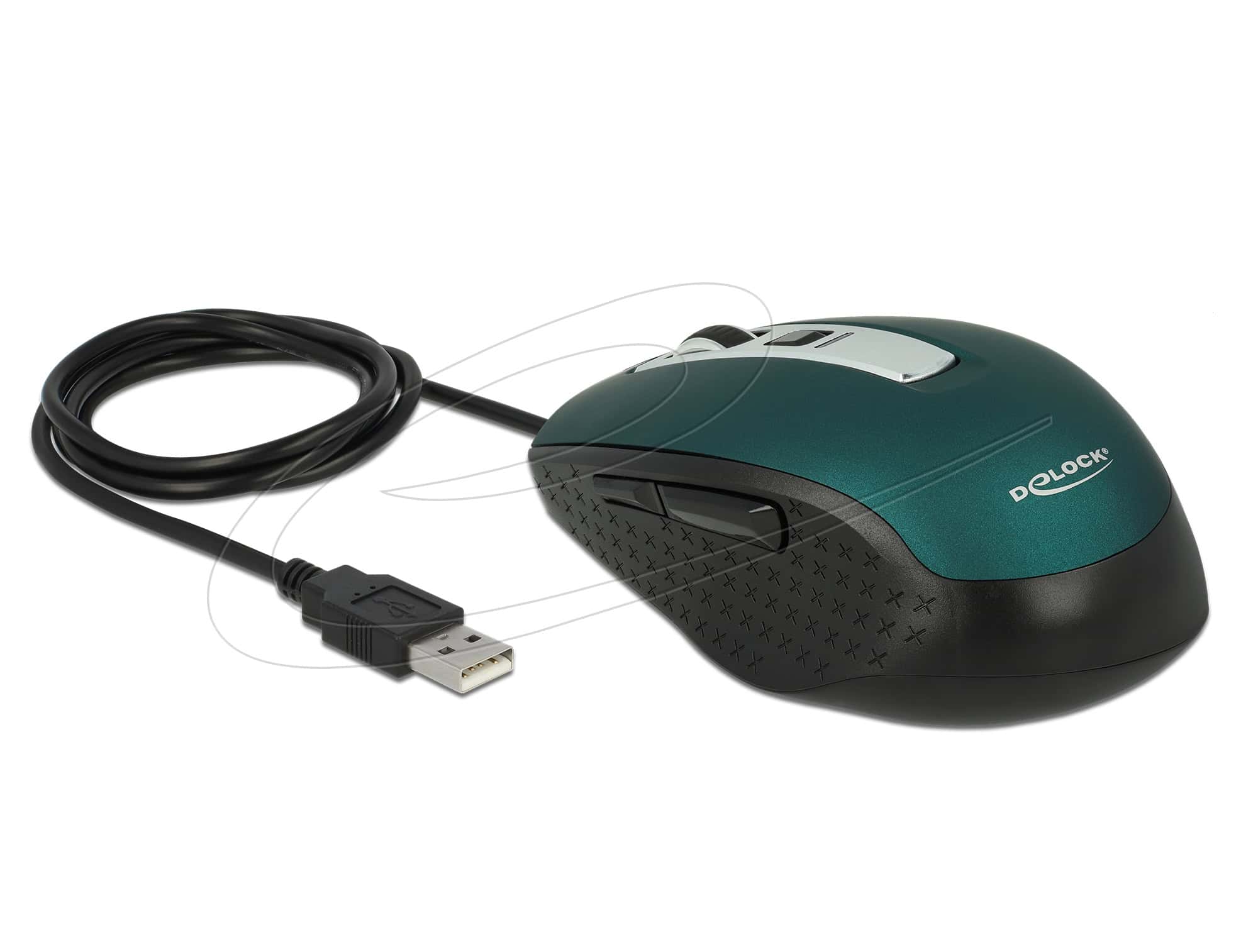 DELOCK Optische 5-Tasten Maus USB Typ-A grün (12617) thumbnail
