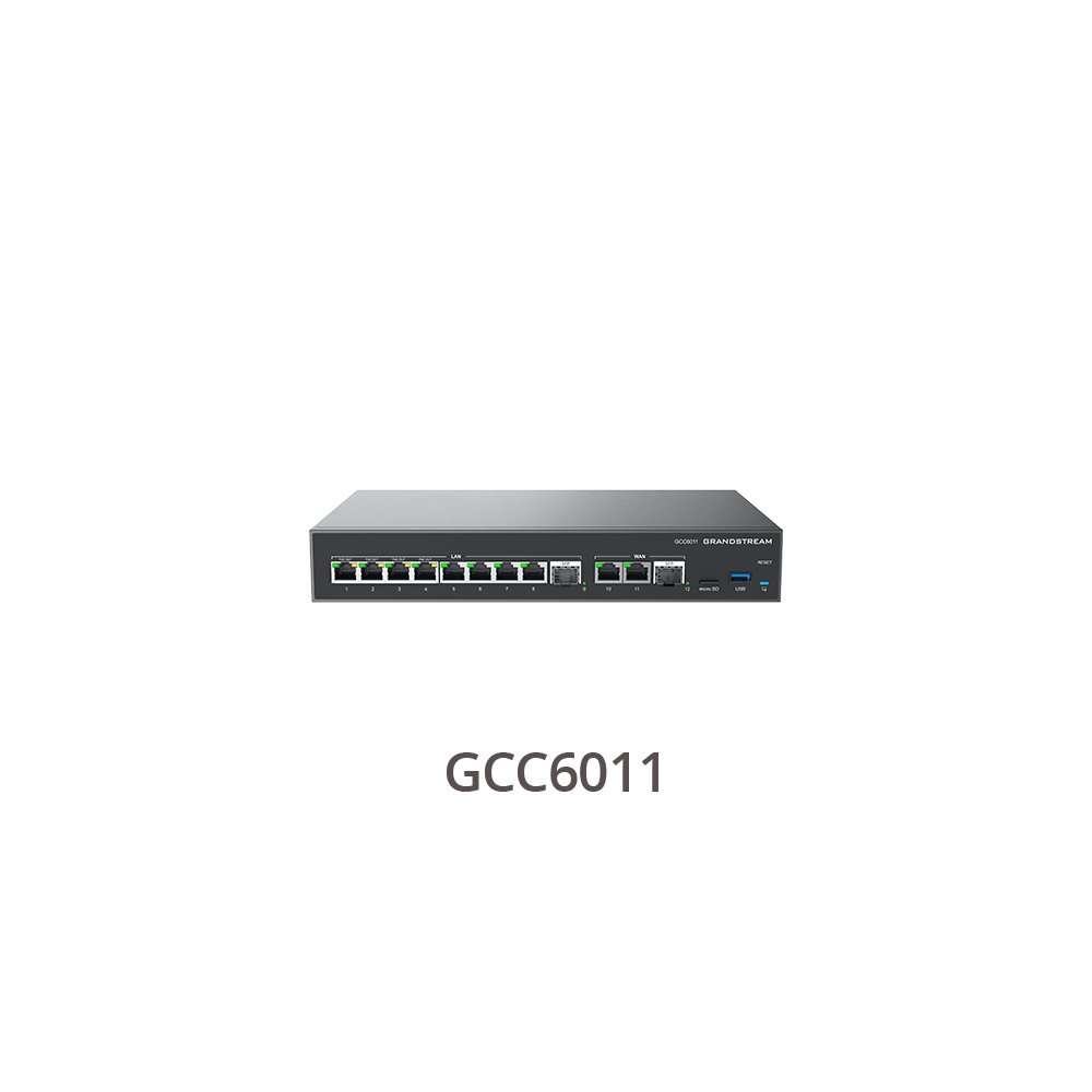 Grandstream Networks GCC6000 Series GCC6011 - Switch - L3 - unmanaged - 10 x 10/100/1000 (PoE) (GCC6011) thumbnail