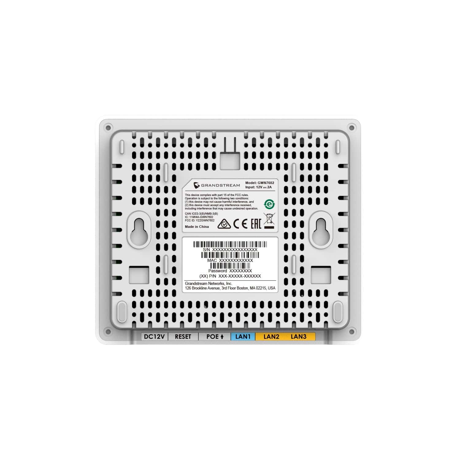 Grandstream Networks GWN7604 Wi-Fi 6 access point with integrated PoE switch - Access point - WLAN (GWN7604) thumbnail